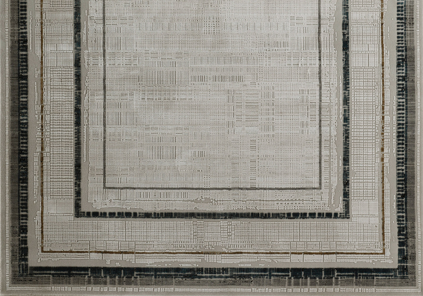 Dekoratif Halı ELEGANT - 442C KREM-LACİVERT