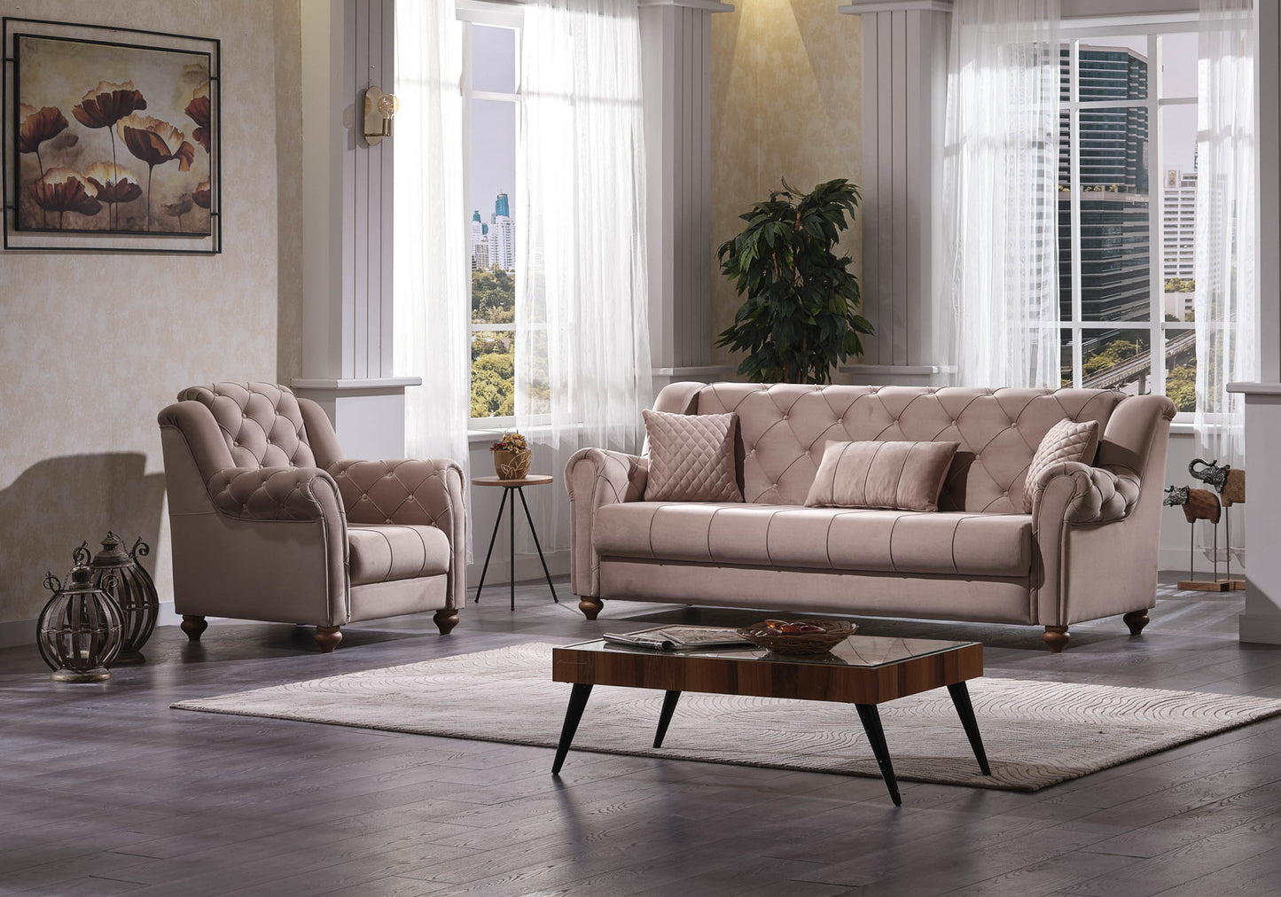 Berjer Chester Kahve MEVA