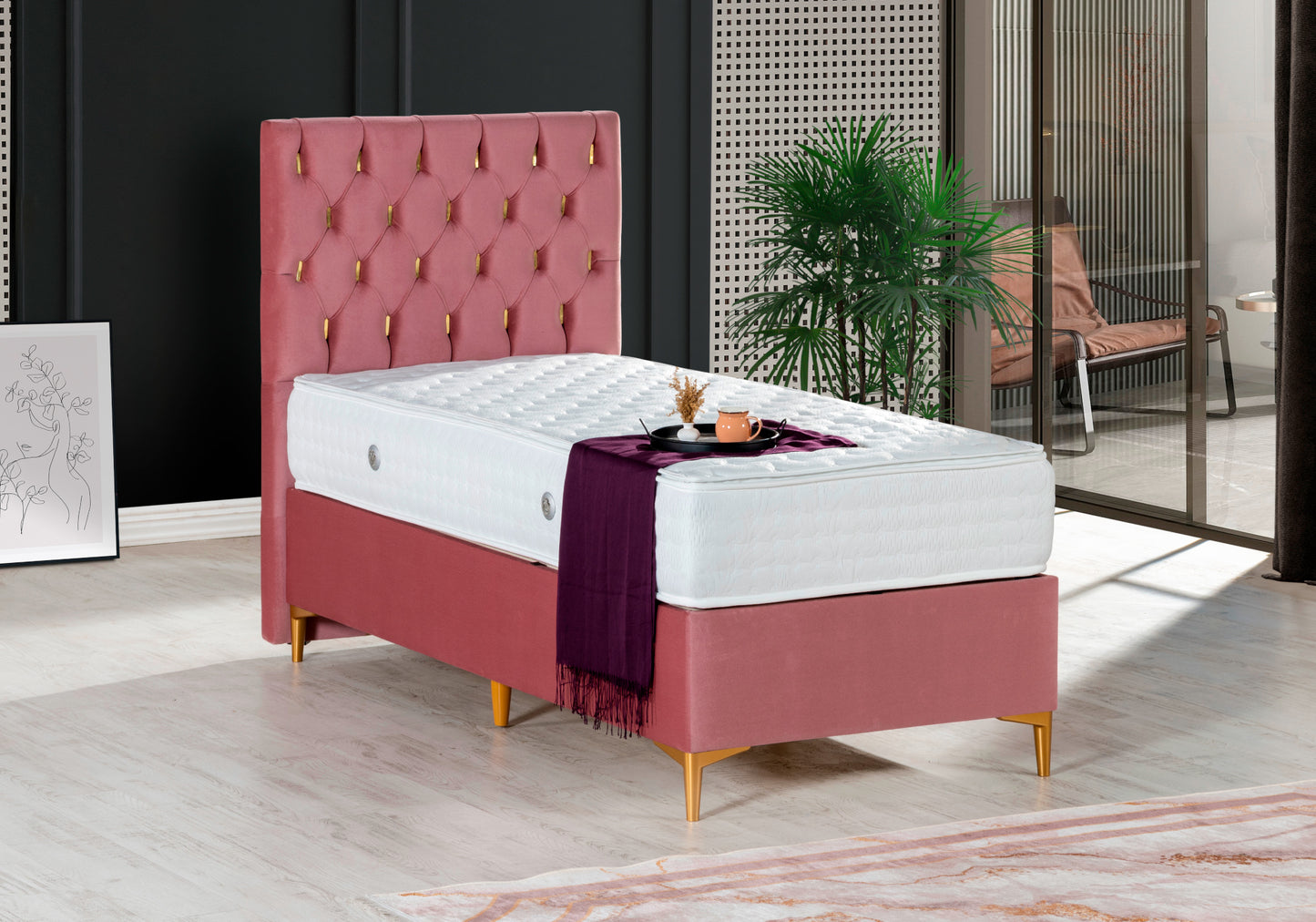 Baza Başlık Pembe SERRA