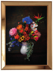 Porselen Vazodaki Çiçekler Tablo