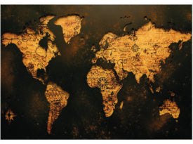 Dünya Haritası Tablosu