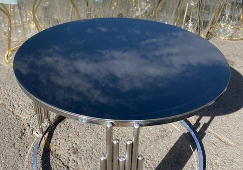 Gümüş Metal Orta Sehpa PİYANO