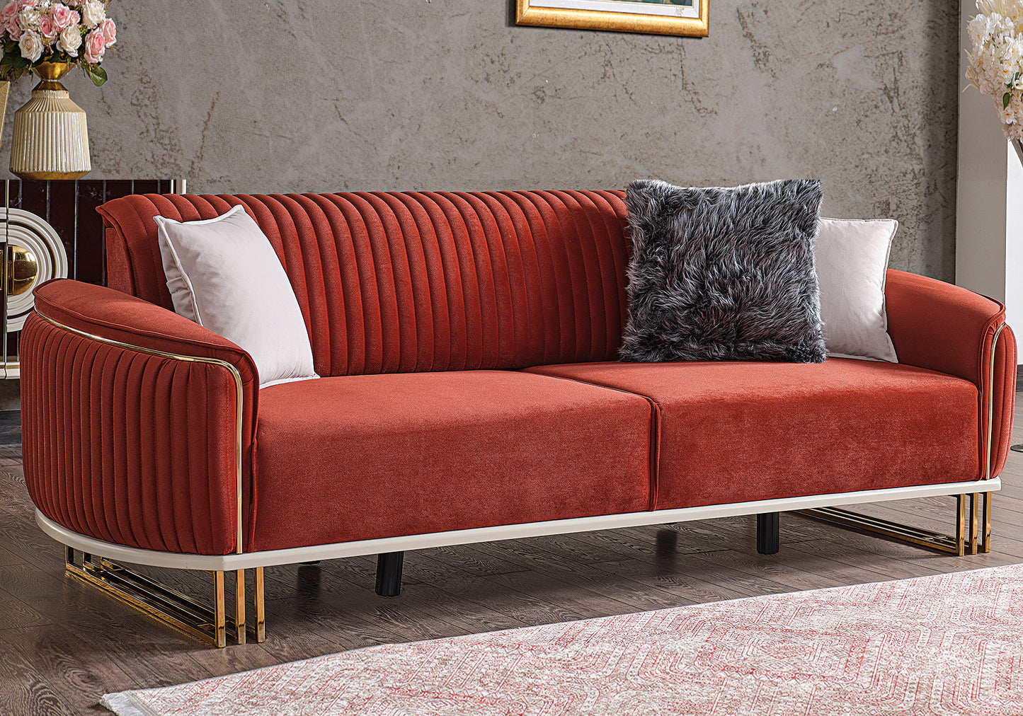 Koltuk Takımı Modern Tarçın LOTUS