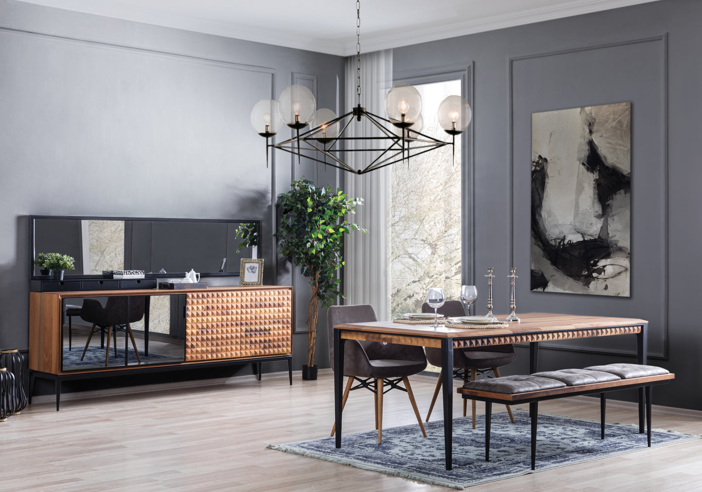 Konsol Aynası Design PİRAMİT