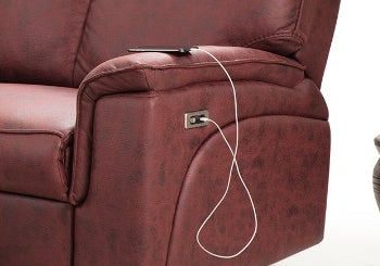 Relax Köşe Koltuk Takımı Usb Kiremit GALA