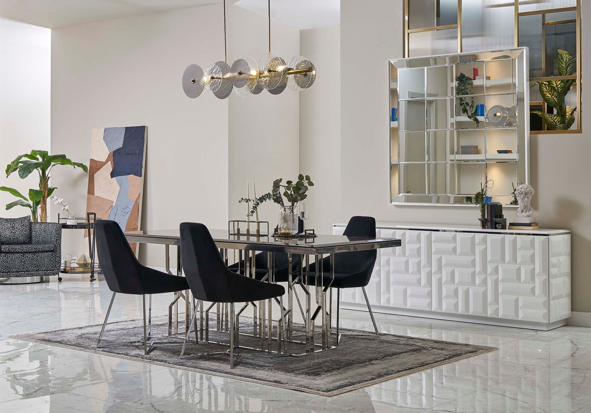 Yemek Odası Takımı Silver VİZYON: Modern ve Şıklık Bir Arada – KELEKCI
