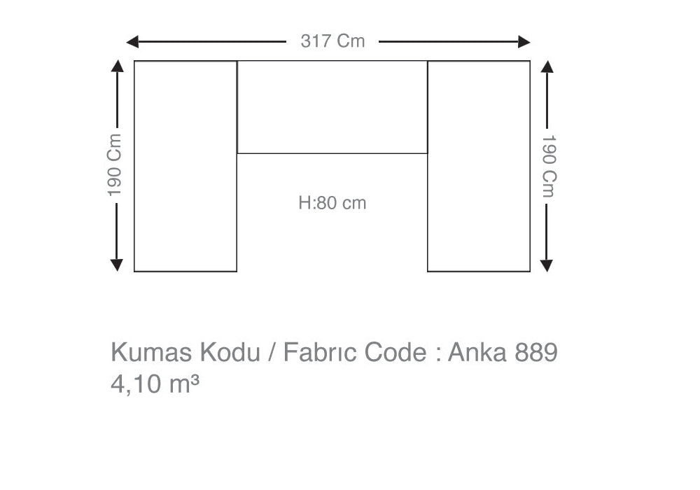 Köşe Koltuk Takımı Modern Siyah SMART